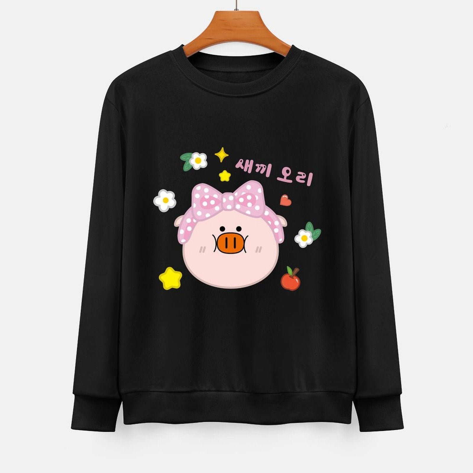 Front Patterned Long Sleeve TopClassicSeries Minimal